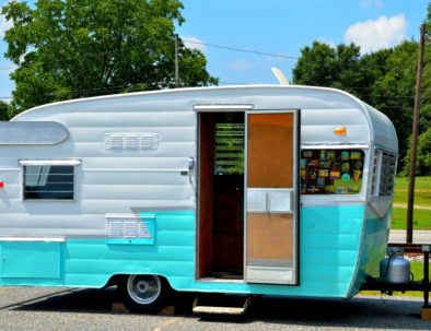 vintage travel trailer
