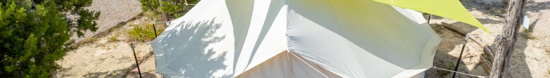 The Comanche glamping tent at Ranch 3232.